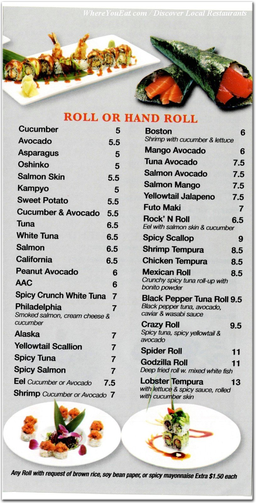 menu 5